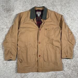 Vintage LL Bean Original Field Coat Men's Large Barn Chore Canvas Jacket 07V69